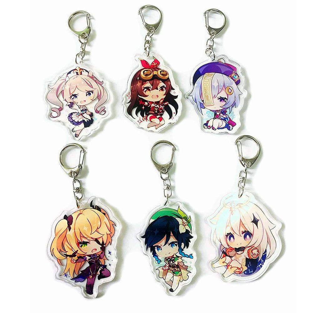 Móc Khóa Nhựa Acrylic Hình Nhân Vật Hoạt Hình Anime