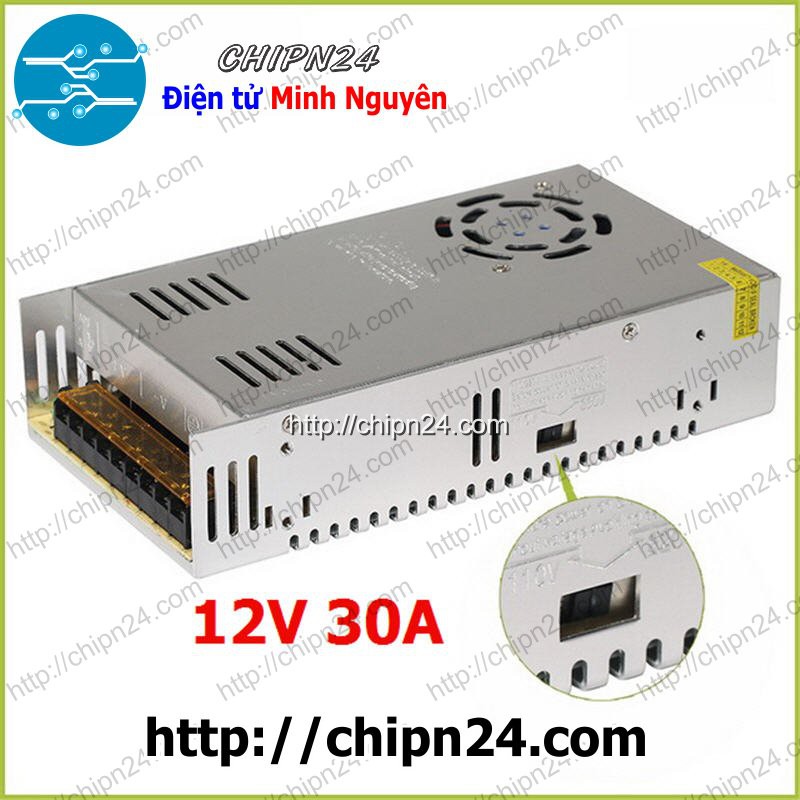 [1 CỤC] Nguồn tổ ong 12V 30A