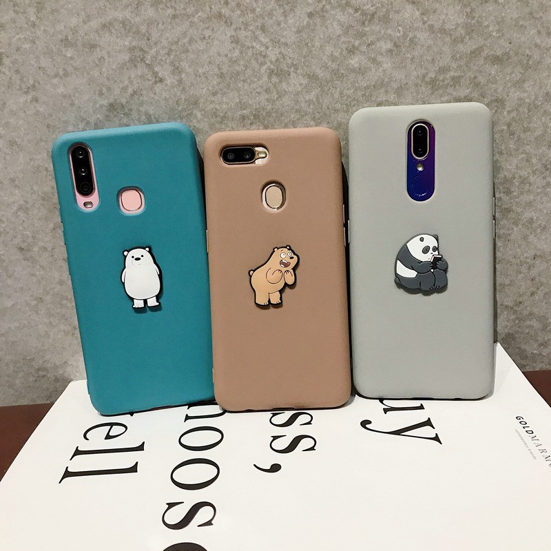 Ốp Điện Thoại Hình Gấu Xinh Xắn Cho Samsung Galaxy J3 J5 Pro J2 J7 Prime A6 A8 J4 J6 Plus J8 2018