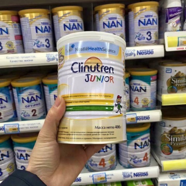 Sữa tăng cân Clinutren Junior 400g Nga