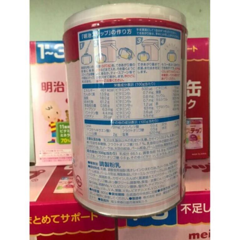 [Mẫu Mới] Sữa Meiji 1 - 3 Tuổi Dạng Bột Sữa Công Thức Pha Sẵn Cho Bé Nhật Bản 800g