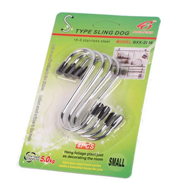 Bộ 16 móc treo inox chữ S tiện dụng - BX1721