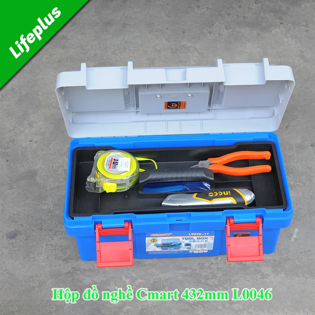 Hộp đựng đồ nghề, thùng đựng đồ nghề tiện dụng C-Mart L0046