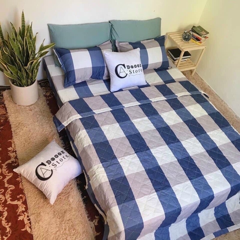 [Xả Kho Giá Gốc ] Bộ ga gối Cotton Poly bo chun M6/M8 drap giường poly, ga trải giường kèm 2 vỏ gối | BigBuy360 - bigbuy360.vn