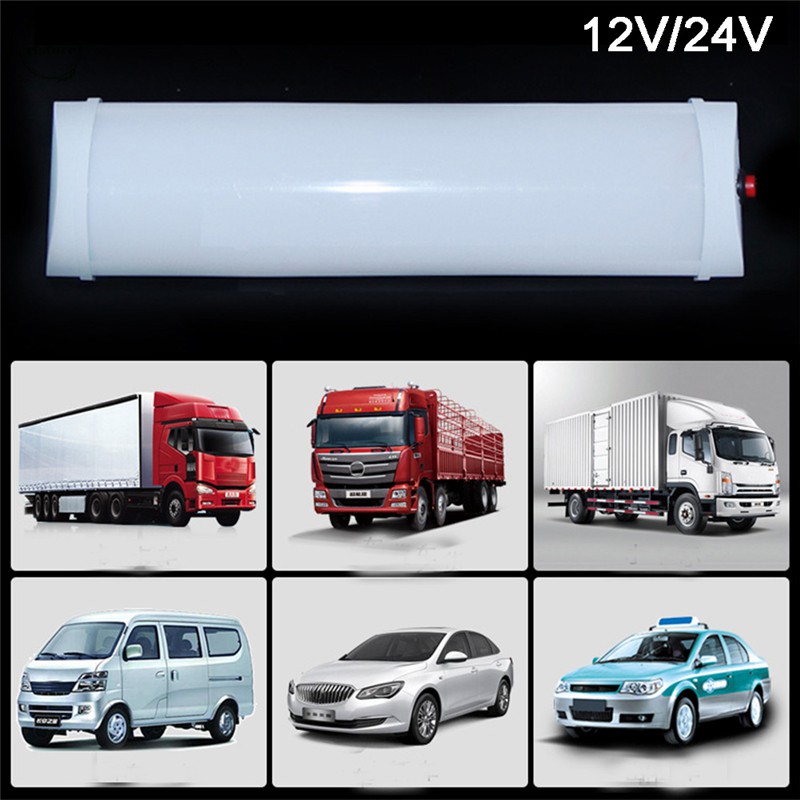 1 Đèn Led 72 Bóng 3 Hàng 12v/24v Cho Xe Hơi/Tàu Thuyền