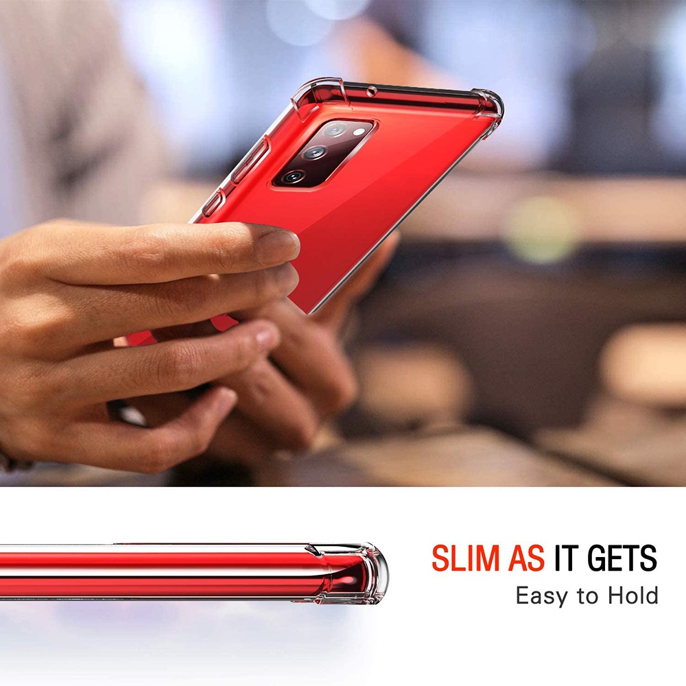 Ốp lưng Samsung Note 8 10 Lite 10 Plus S8 S9 S10 Plus S20 FE Silicone Trong suốt Chống sốc