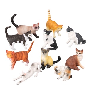 Mô hình đồ chơi GOROCK bằng nhựa kiểu dáng mèo con siêu thú vị dành cho các bé