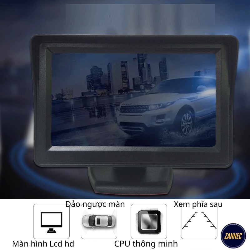 Màn hình camera lùi 4.3 inch cho xe tải, xe con.  Bảo hành 1 năm, tư vấn lắp đặt 24/7. Nội thất ô tô Lào Cai. | BigBuy360 - bigbuy360.vn