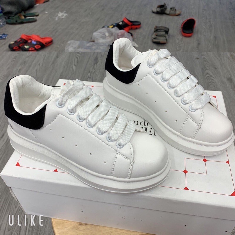 ( Hot Trend/ Dây lụa ) Giày thể thao mCQ gót nhung đen dây lụa cao cấp! Yuno Stores | BigBuy360 - bigbuy360.vn