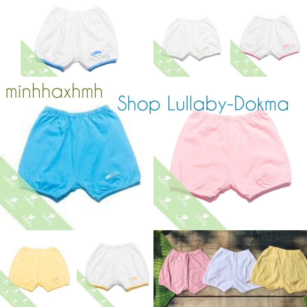 [BÁN CHẠY] [Lullaby] Quần đùi bo gấu bé trai/ bé gái chất cotton mềm(3m-4y)