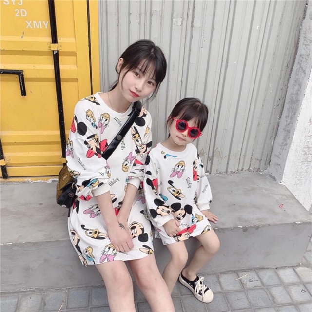 Đồ đôi mẹ và bé mickey