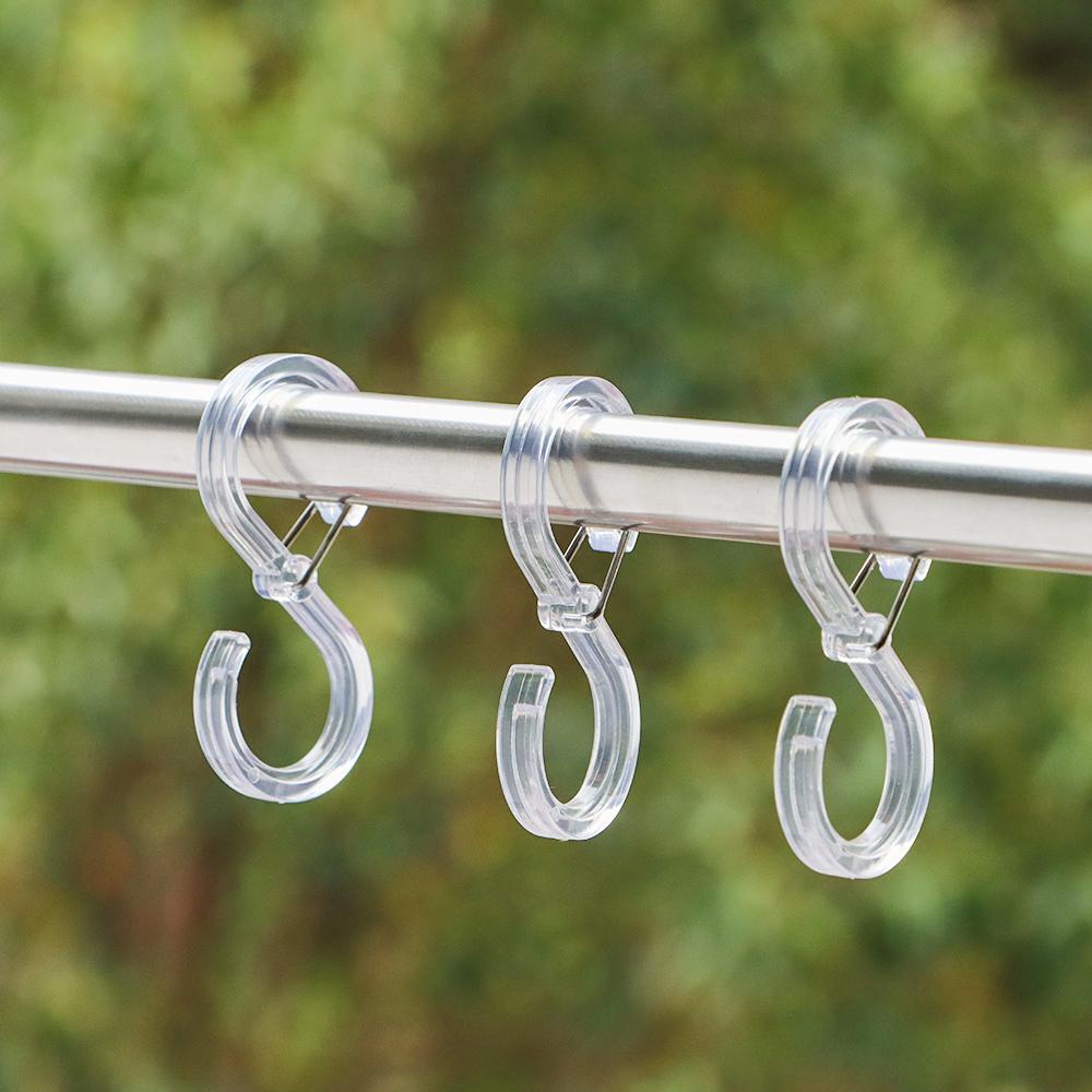 Set 8 Móc Treo Đồ Hình Chữ S Chống Gió Tiện Dụng