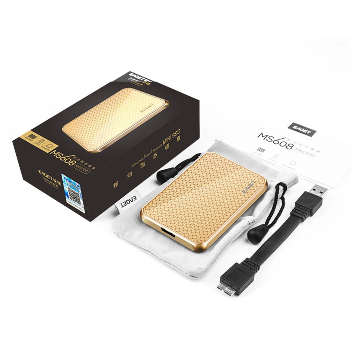 Ổ Cứng Ngoài Eaget Ms608 Usb 3.0 Hdd 120g 240g | BigBuy360 - bigbuy360.vn