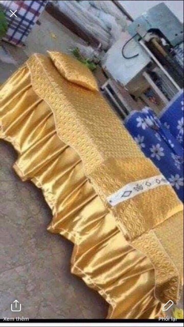 Ga lụa trần bông phủ giường spa, phun xăm, nối mi | BigBuy360 - bigbuy360.vn