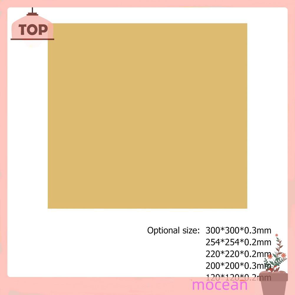 Mocean Tấm Nhựa Polyetherimide Pei Kèm Băng Keo Dán Cho Máy In 3d