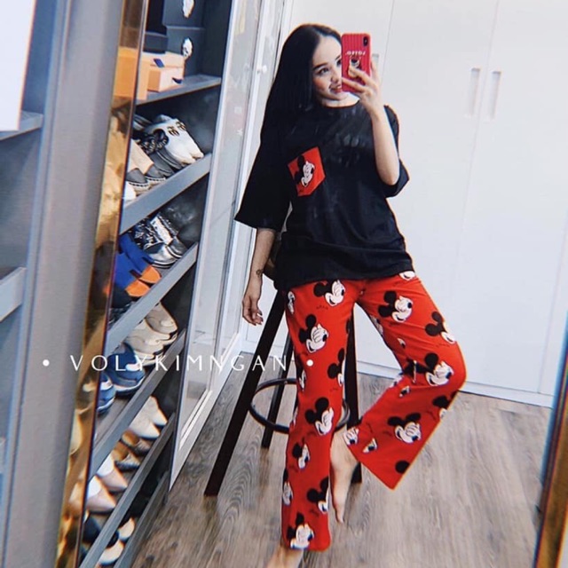 Bộ ngủ, bộ mặc ở nhà mickey (set)