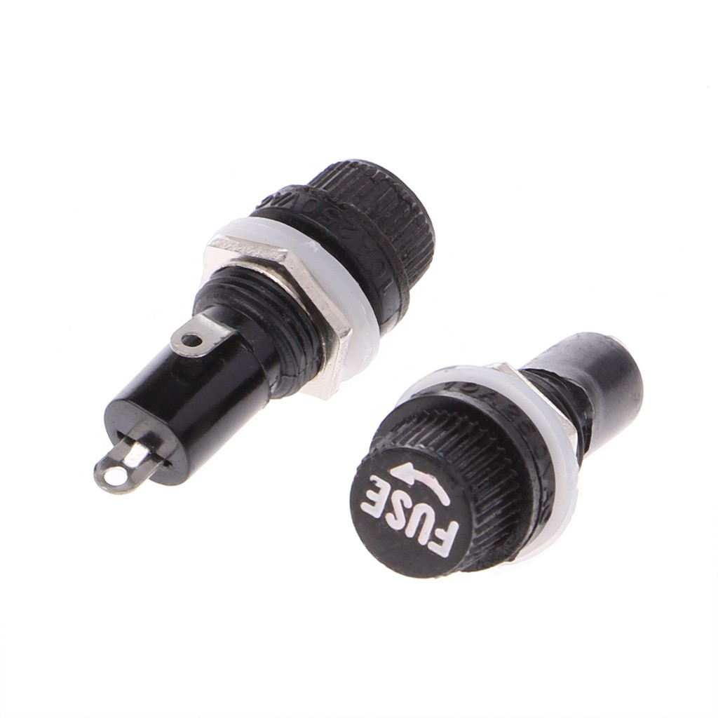 Set 5 nút chỉnh cầu chì 5x20mm 10A 250V tiện dụng chất lượng cao