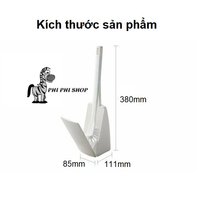 Bàn chải chà toilet có hộp đựng Lock&amp;Lock VTP-06W