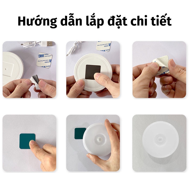 Đèn Cảm Biến Tự Động Sáng Khi Chuyển Động Dán Tường Thông Minh ĐÈN NAMI