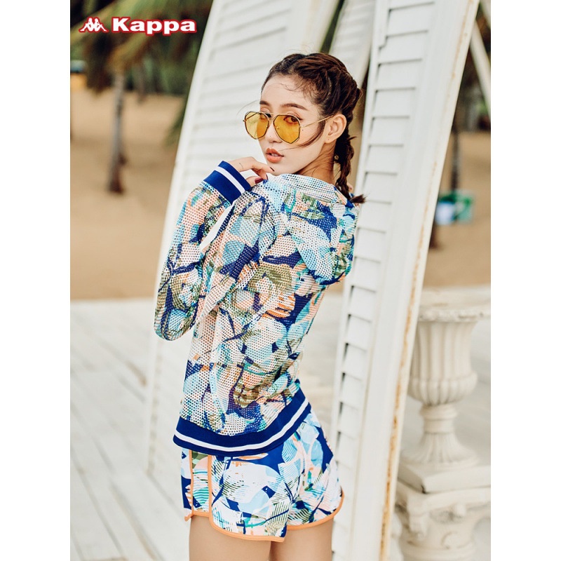 Bộ Đồ Bơi 3 Món Kappa Kiểu Thể Thao Cá Tính Cho Nữ