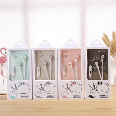 Tai nghe đôi tonton TNDI16 Go-232 earphone thỏ Tobi cute dễ thương
