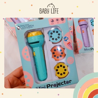 Đèn pin chiếu hình BABYLIFE đèn chiếu hình nhiều con vật ngộ nghĩnh cho bé