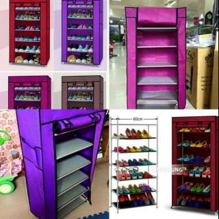 Tủ giày 7 tầng 6 ngăn lắp ráp