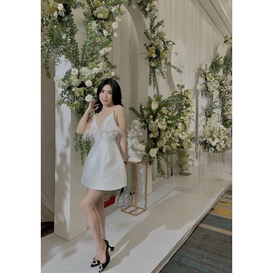 ĐẦM SUÔNG 2 DÂY KẾT ĐÁ PHỐI LÔNG VŨ