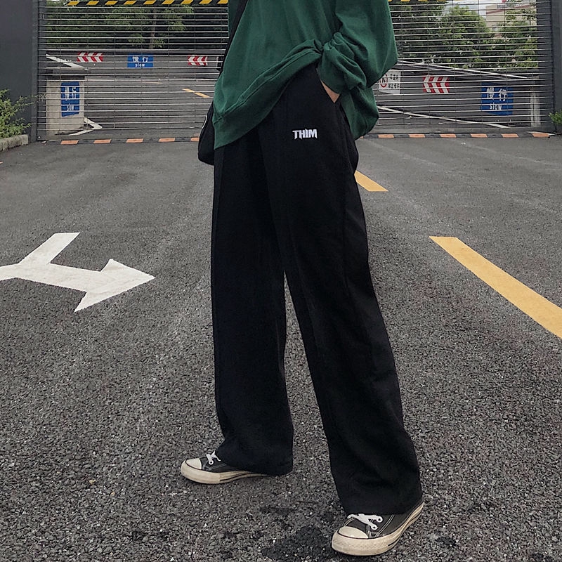 Quần Dài Ống Rộng Có Túi Thời Trang Năng Động