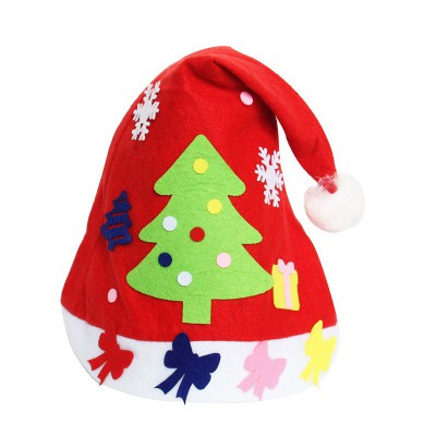 Mũ/ nón Noen giáng sinh dành cho bé tự trang trí, dán hình