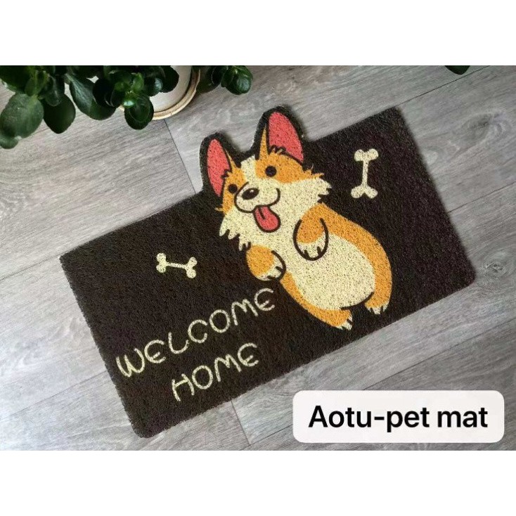 [Freeship đơn 99k] Thảm Nhựa PVC Hình Thú 40*60cm