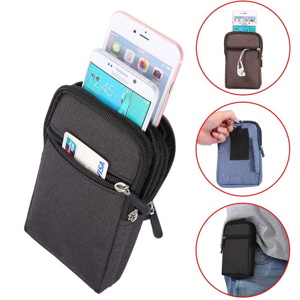 Túi Đựng Điện Thoại Đeo Hông Kèm Ngăn Đựng Bút Tiện Dụng Mang Theo Du Lịch
