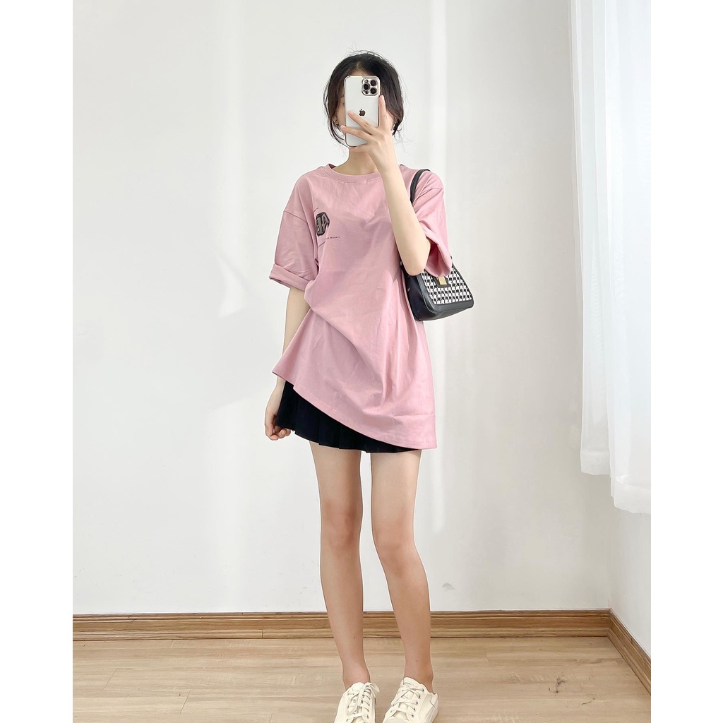 Áo thun chữ AB chất cotton mềm mịn thời trang miho house