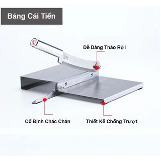 Máy Thái Thịt Chặt Gà Cao Cấp Đa Năng (Tặng kèm 1 mài lưỡi dao) - King Garden