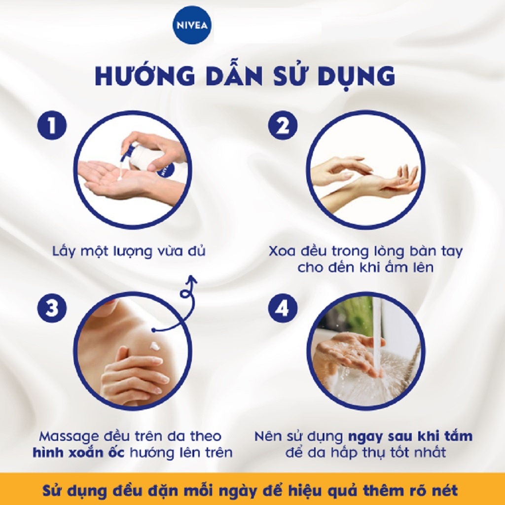 [Mã COSGLORIAT4 -8% đơn 250K] Sữa Dưỡng Thể Dưỡng Trắng Nivea Giúp Phục Hồi Và Chống Nắng 200ml - 88310