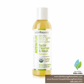 Sữa Rửa Mặt Hoa Nhài Hữu Cơ Alteya Organics Facial Cleanser & Wash, Pure Jasmine, 150ml