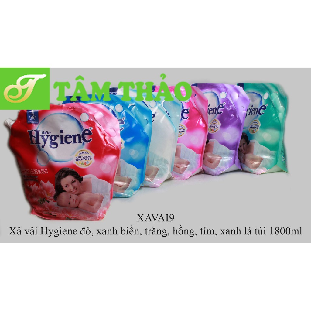 Xả vải Thái Lan Hygiene 1800ml 8850092265618, 8850092262617, 8850092260620, 8850092264611, 8850092263614, 8850092266615