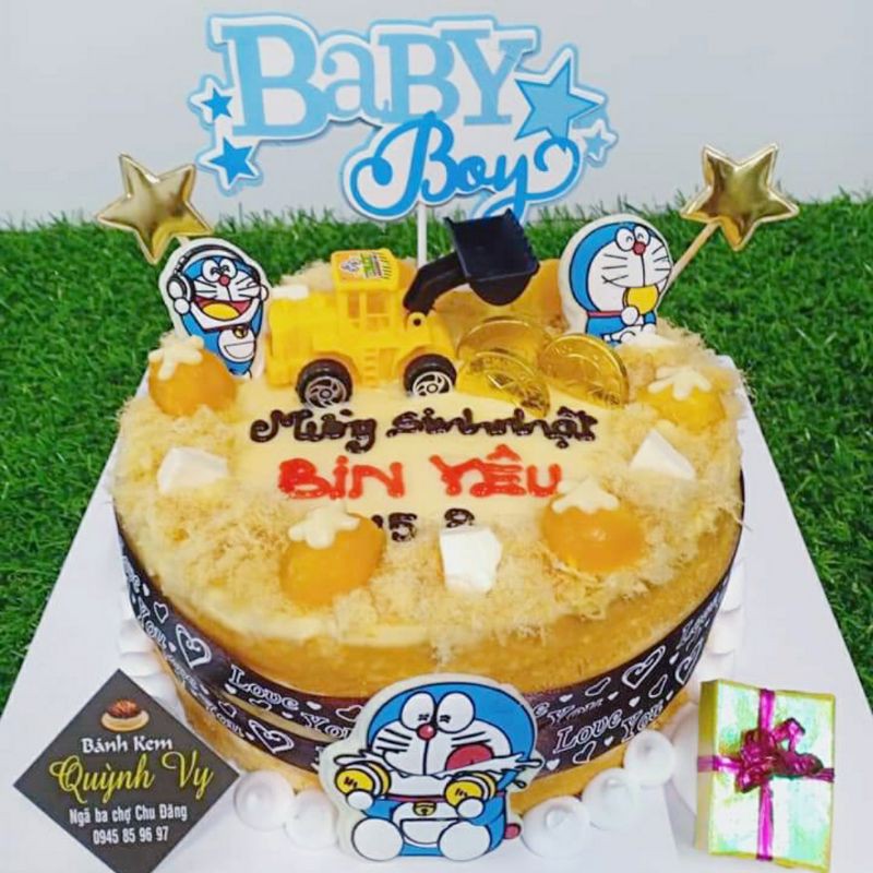 Set 3 que cắm Baby trang trí bánh kem, topper cakes