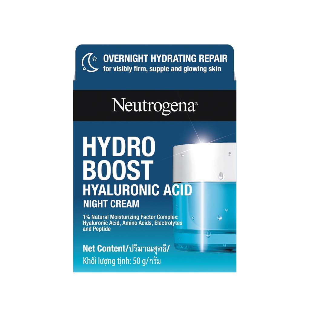 Kem dưỡng cấp ẩm ban đêm Neutrogena Hydro Boost Hyaluronic Acid Night Cream 50g