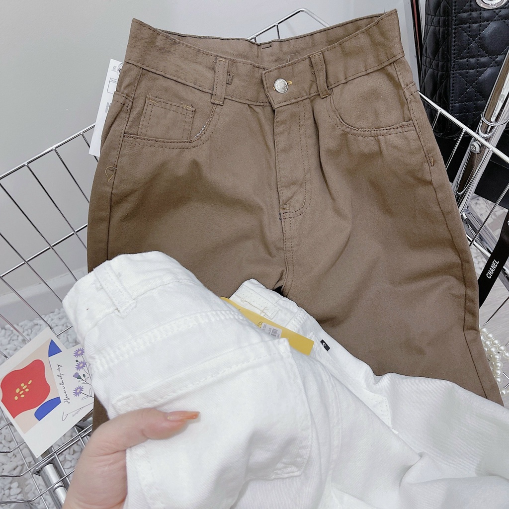 Quần jeans ống rộng nâu hot CEN FASHION