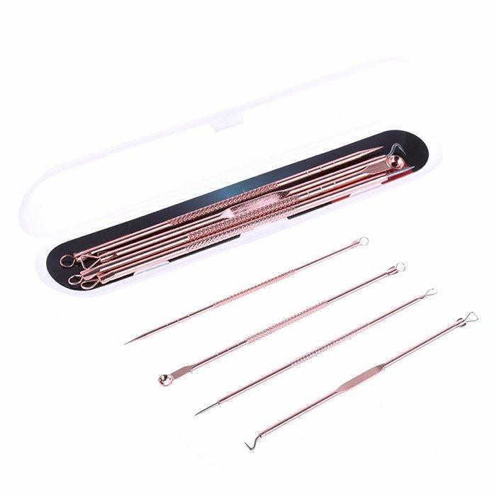 Bộ dụng cụ nặn mụn 4 cây 8 đầu đa năng và tiện dụng