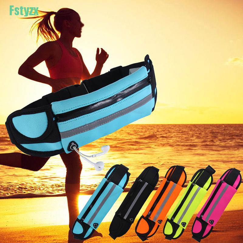 fstyzx Waterproof Running Belt Bum Waist Pouch Fanny Pack Camping Sport Hiking Zip Bag | BigBuy360 - bigbuy360.vn