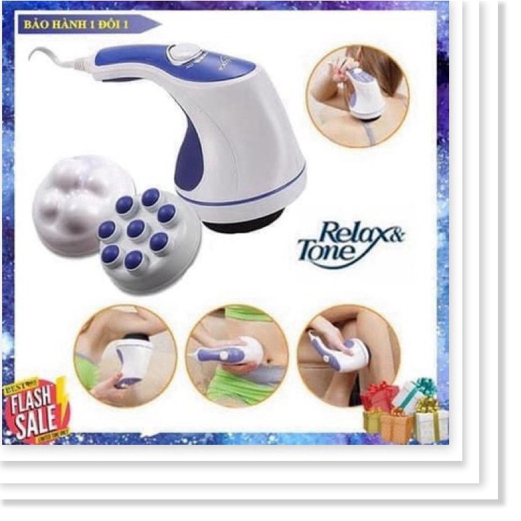 Máy đánh tan mỡ bụng cầm tay Relax & Spin Tone.