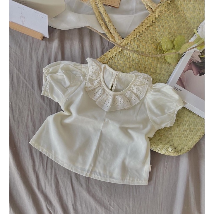 Áo + quần cổ ren em bé nanci room