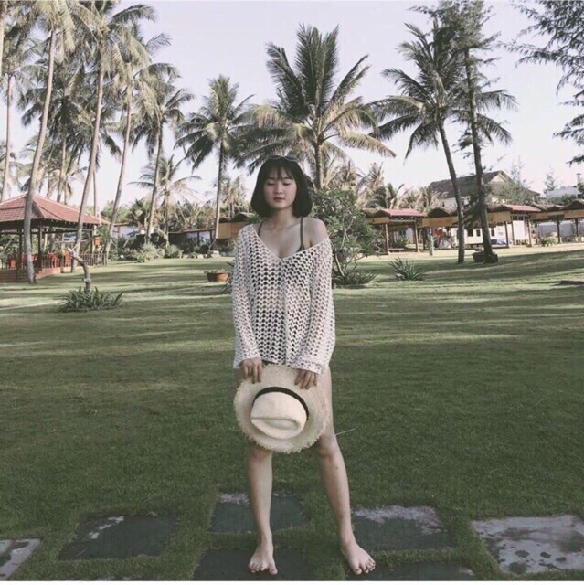 ÁO LƯỚI TIM MỎNG ĐI BIỂN CÓ SẴN OZERI MS02 | BigBuy360 - bigbuy360.vn