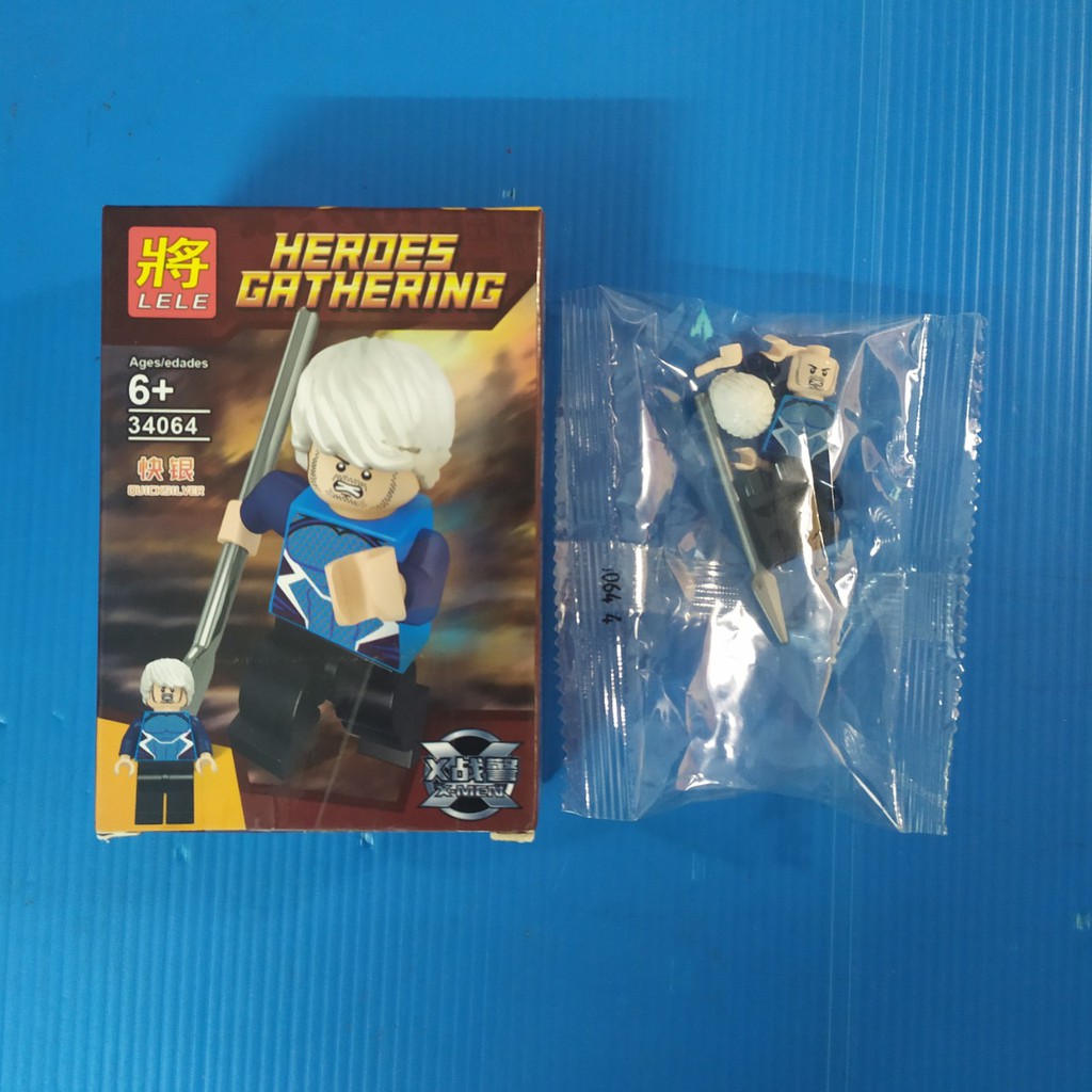 [Một hộp] ghép mô hình minifigures X-Men Lele 34064 các mẫu siêu anh hùng dị nhân