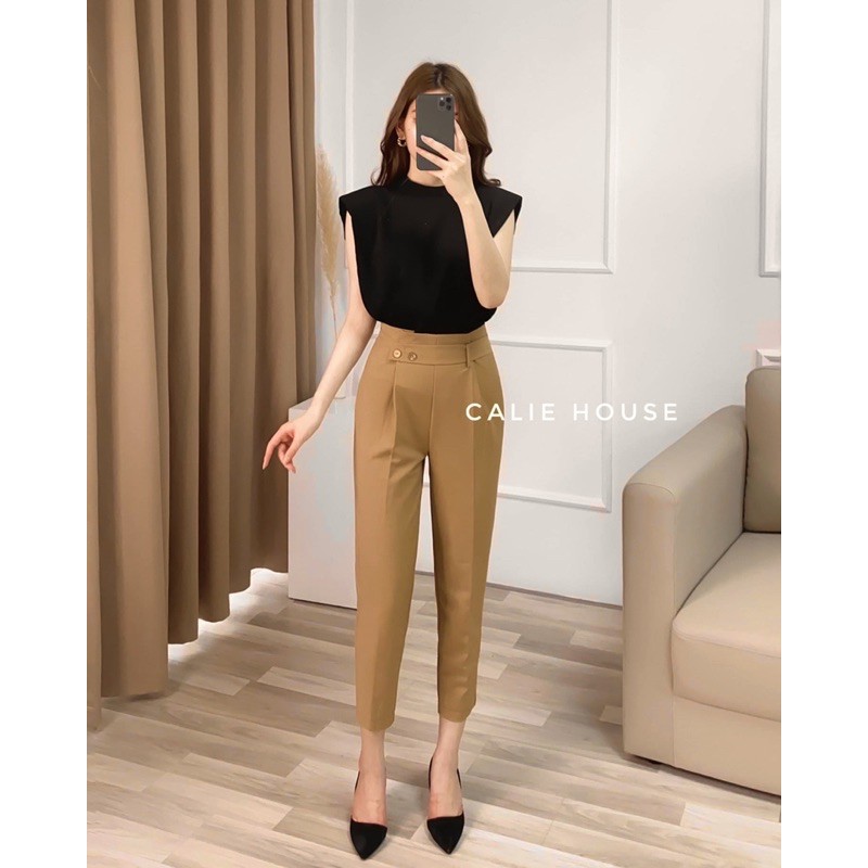 QUẦN BAGGY CẠP CAO PHỐI 2 CÚC
