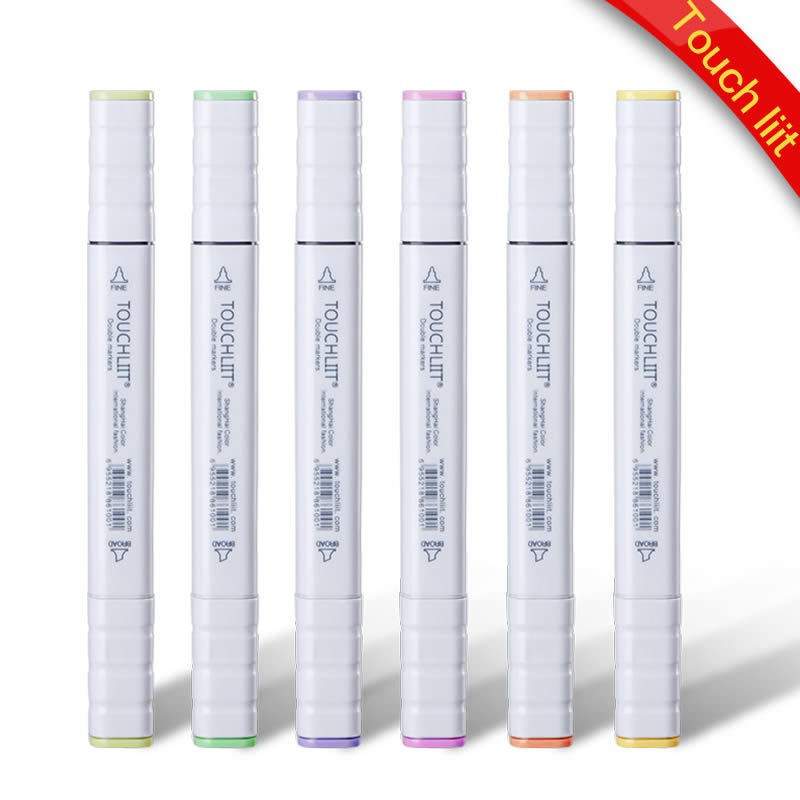 Bút marker Touchliit 7 loại 30/40/60/80 màu marker túi vải, màu dạ touchliit vẽ siêu đẹp