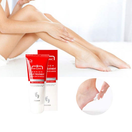 Kem dưỡng da chân 3w Clinic chiết xuất đậu xanh enrich foot treatment 100 ml NPP Shoptido