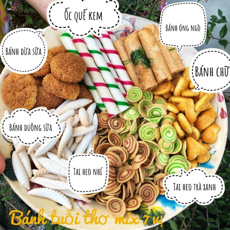 Bánh tuổi thơ mix nhiều loại  500g